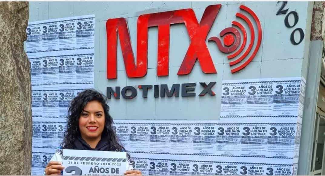Notimex cumple 3 años en huelga Notimex cumple 3 años en huelga