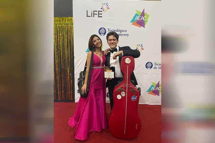 Con flauta y violoncello destacan en Orquesta Tec Con flauta y violoncello destacan en Orquesta Tec