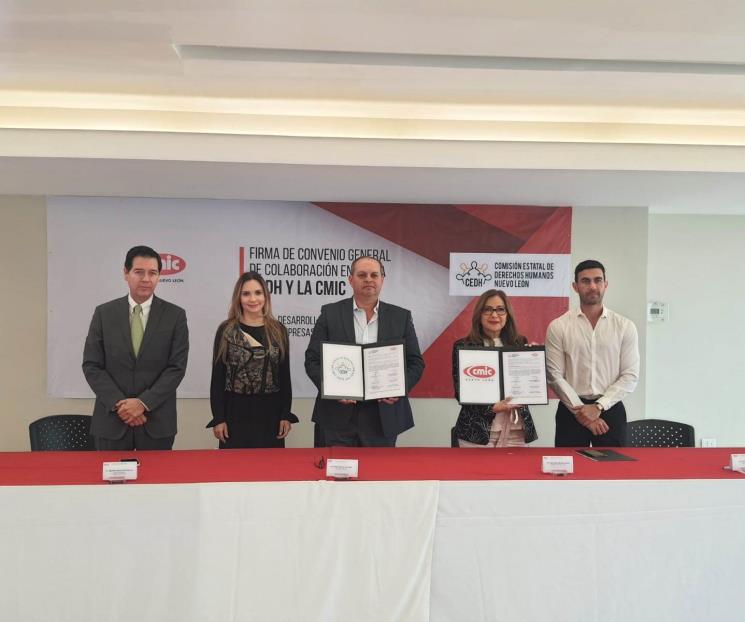 Firma CMIC convenio de colaboración con CEDH