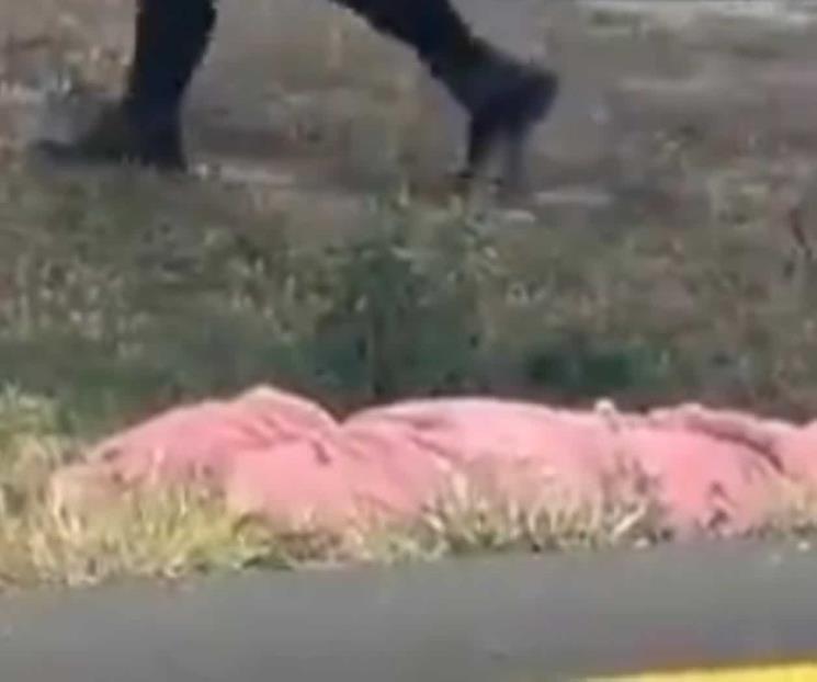 Cuelgan cuerpo maniatado en un puente de Ciénega