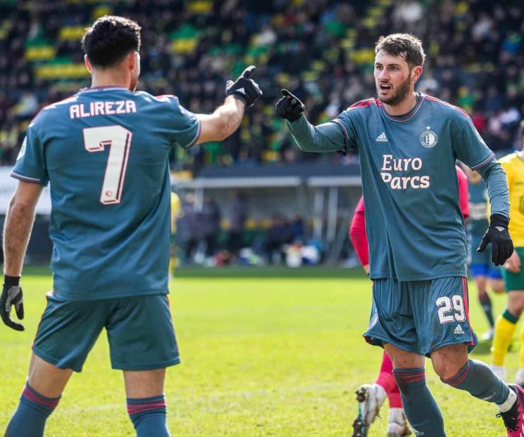 Feyennord se afianza de líder y Santi marca gol Feyennord se afianza de líder y Santi marca gol