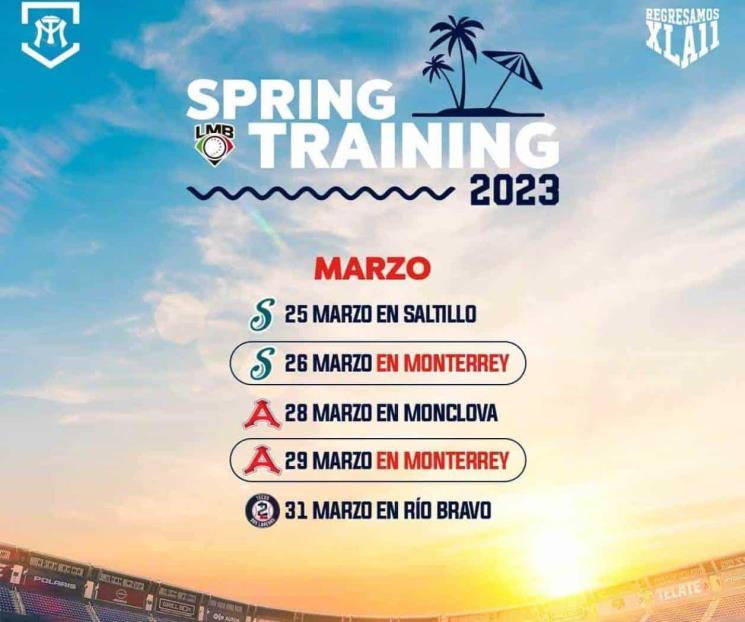 Tendrán Sultanes doce juegos de pretemporada