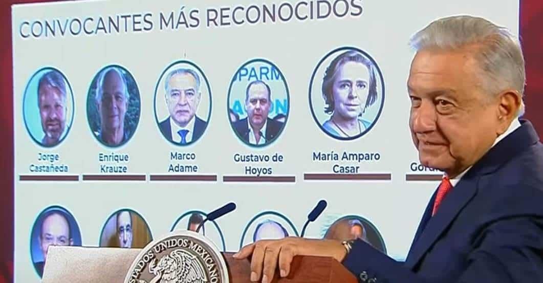 AMLO pasa lista y arremete contra asistentes a marcha de INE