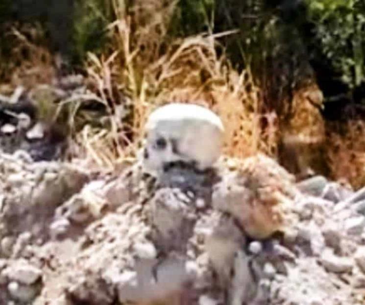 Indagan cráneo encontrado en Apodaca