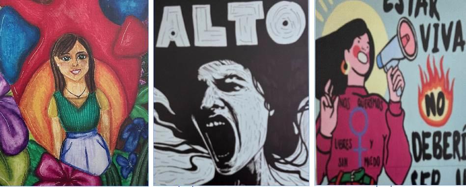 Exhiben Galería pictográfica a una vida libre de violencia