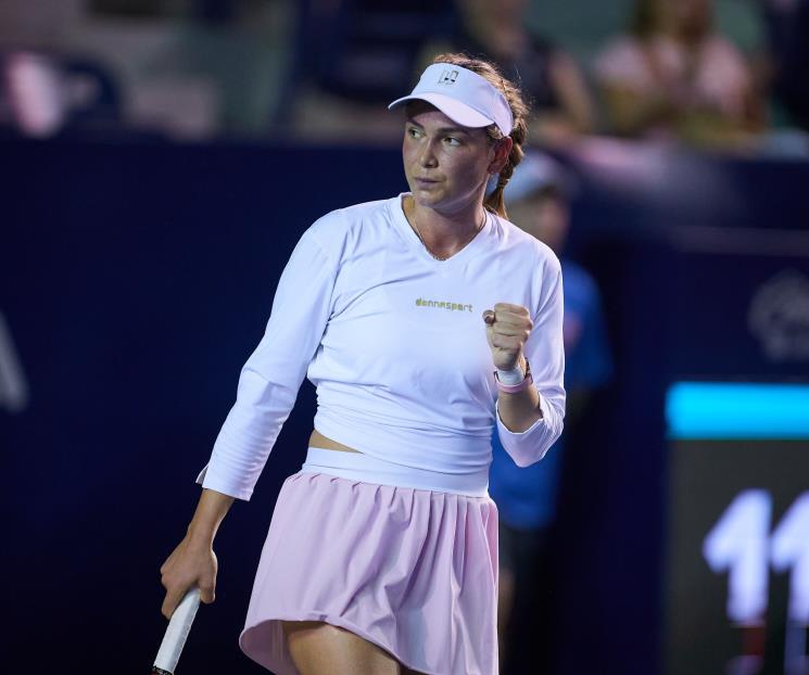 Avanza Vekic en Abierto de Monterrey