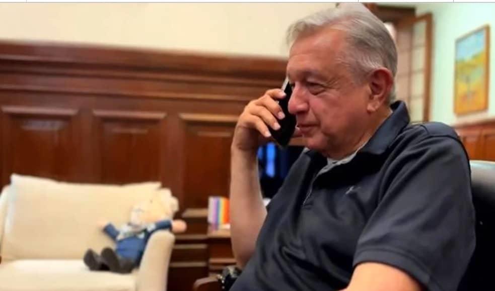 AMLO presume pejeluche en llamada con presidentes de AL