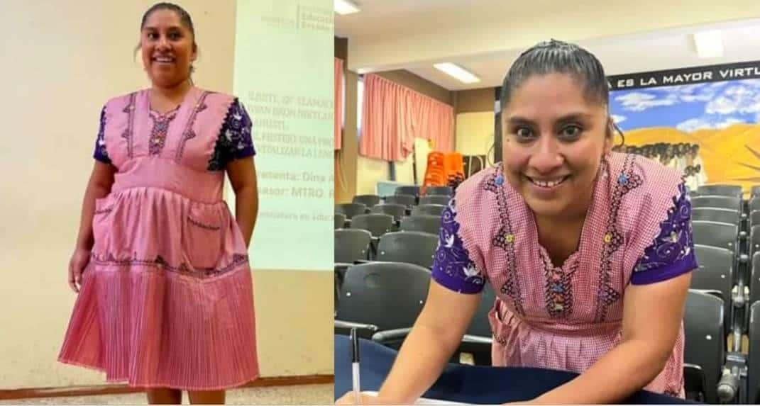 Mujer mexicana se gradúa con tesis en lengua náhuatl