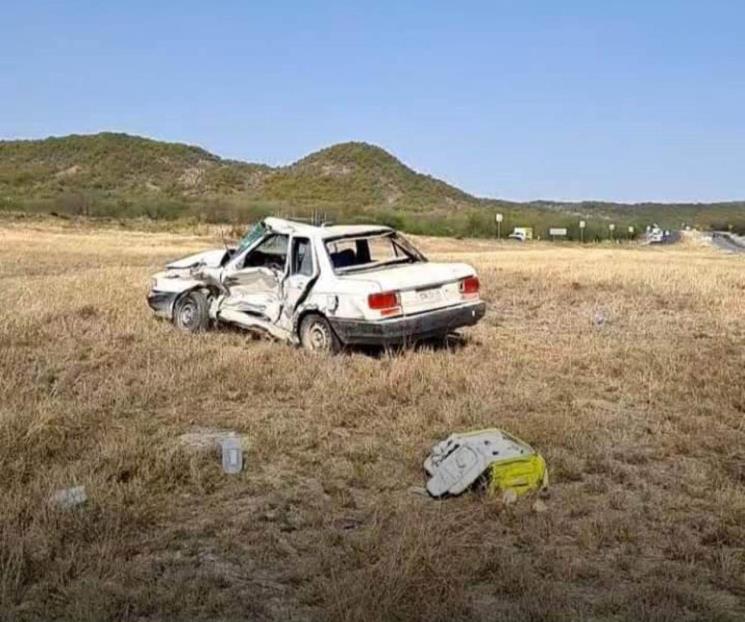 Deja choque una persona sin vida y 3 heridos en Montemorelos