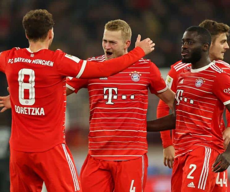 Gana el Bayern y se mantienen liderando en Alemania Gana el Bayern y se mantienen liderando en Alemania