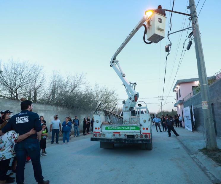 Luce Pesquería calles más iluminadas