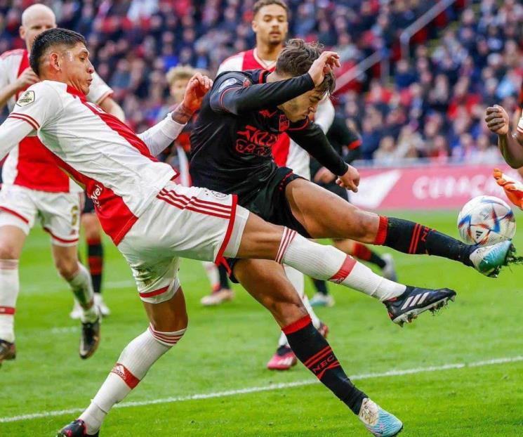 Gana el Ajax del mexicano Edson Álvarez en Holanda