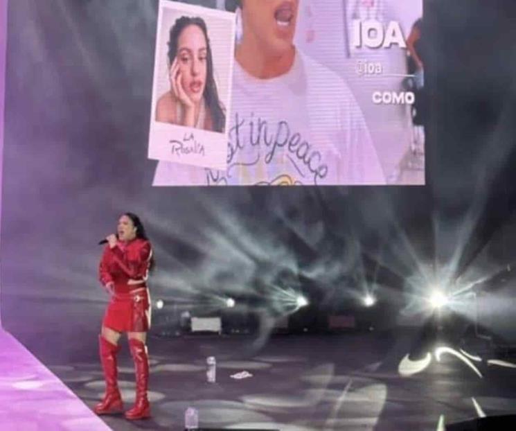 Recrean concierto de Rosalía en Perú tras no verla en vivo Recrean concierto de Rosalía en Perú tras no verla en vivo