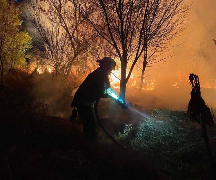 Alarma incendio en lote baldío
