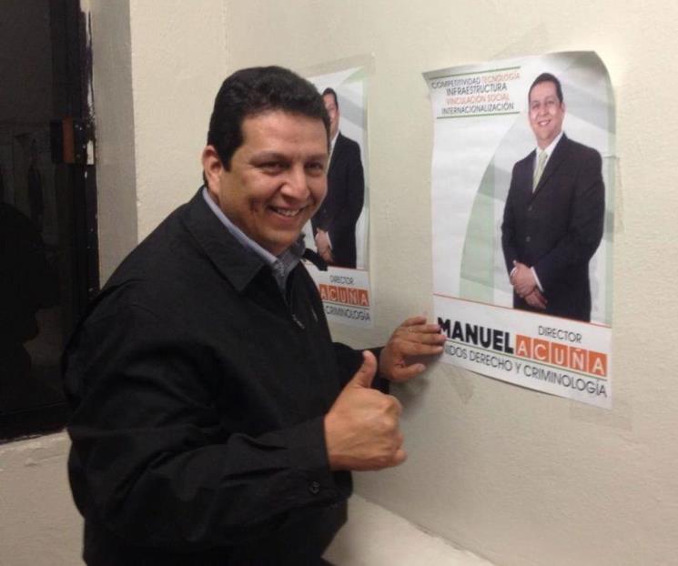 Se deslinda Acuña Zepeda de protesta en FACDYC