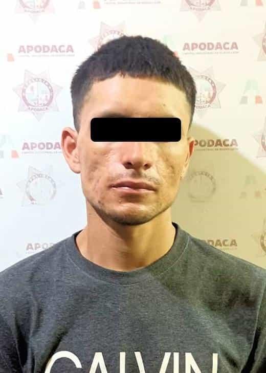 Detienen a ladrón en Apodaca