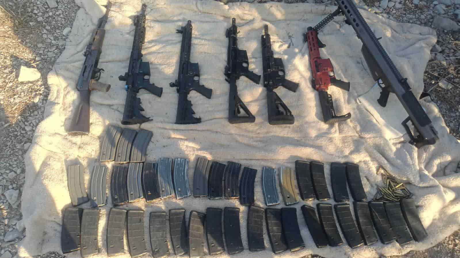 La Fiscalía General de la República Delegación Nuevo León, inició carpeta de investigación, para indagar sobre la procedencia del material bélico, decomisado en el municipio de Vallecillo