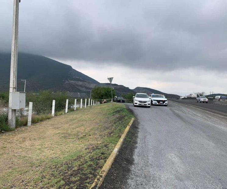 Tiran cuerpo mutilado en García