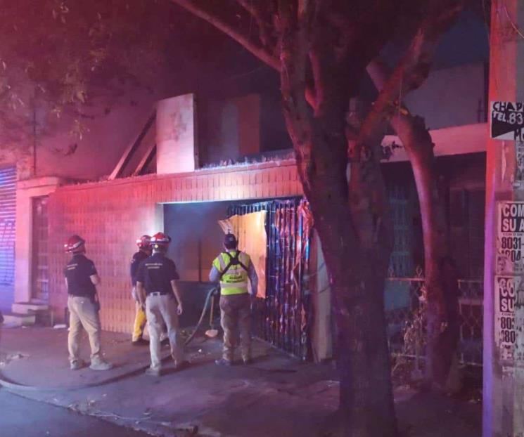 Arde vivienda deshabitada