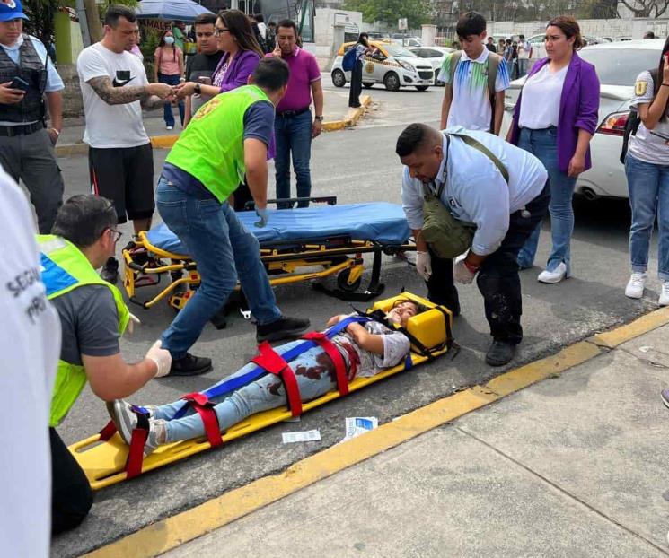 Arrollan a estudiante de prepa