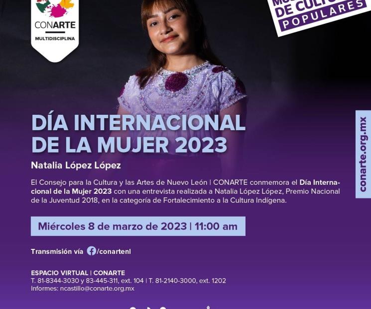 Conmemora Conarte el 8M