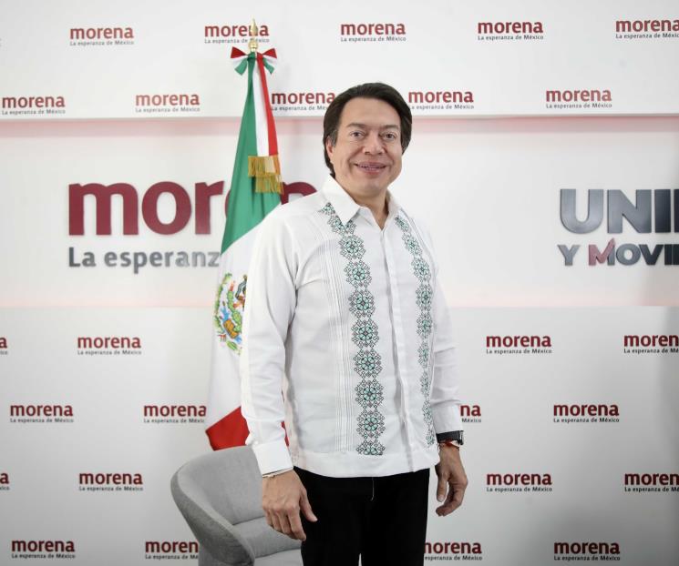 Encuesta de Morena no la controla nadie: Delgado Encuesta de Morena no la controla nadie: Delgado