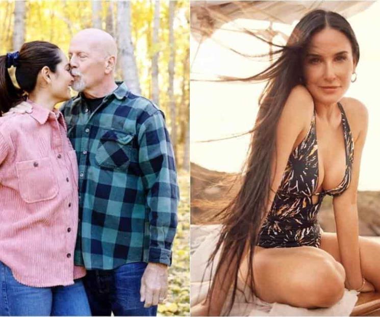 Esposa de Bruce Willis desmiente que Moore viva con ellos