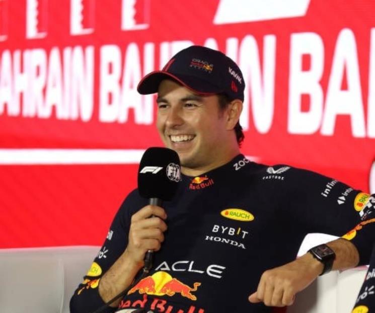 Está Checo muy feliz con su RB19 de Red Bull Está Checo muy feliz con su RB19 de Red Bull