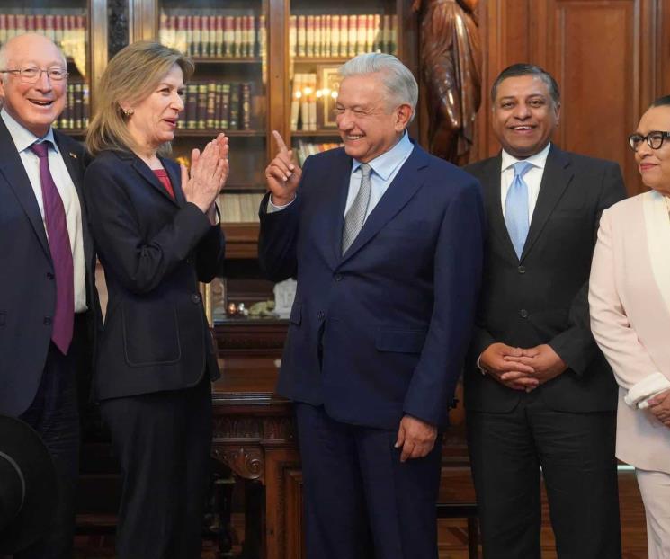 Hablan sobre fentanilo AMLO  y asesora de seguridad de EU