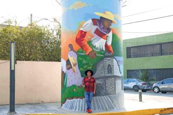 Murales pintan el paisaje