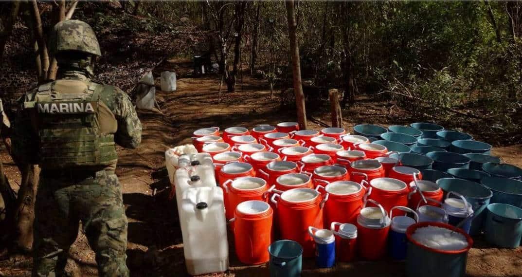 Hallan 4 laboratorios clandestinos en Sinaloa