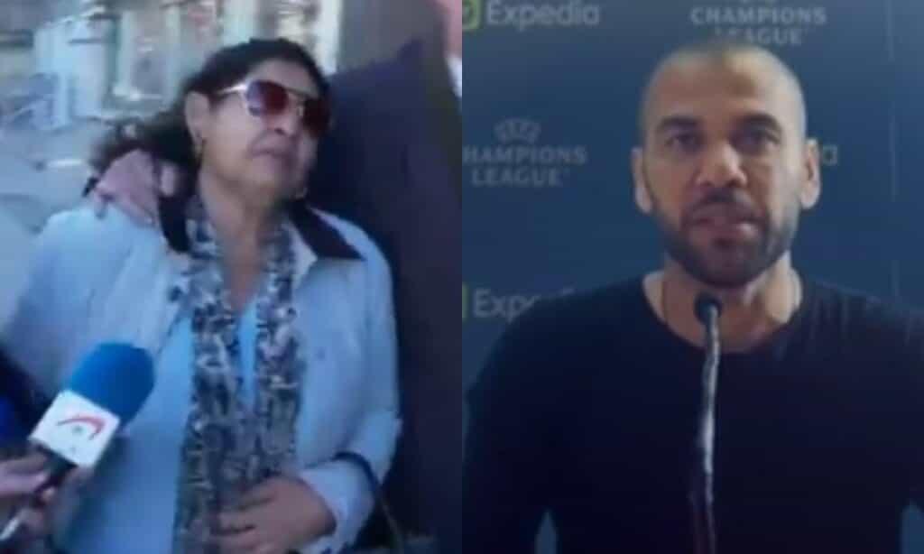 Mamá de Dani Alves sufre que su hijo está en la cárcel
