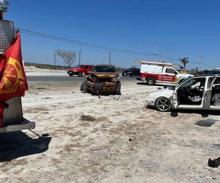 Deja choque tres lesionados Deja choque tres lesionados