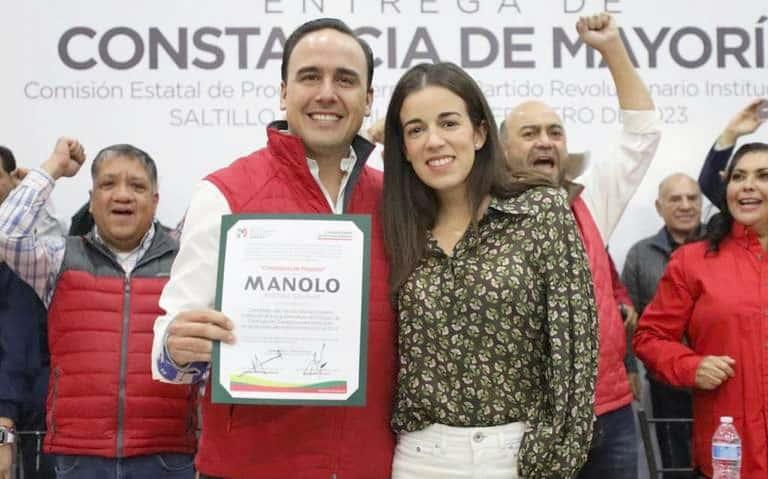 Protesta Jiménez como candidato en Coahuila