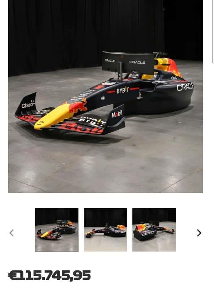 Simulador de Checo Pérez cuesta 120 mil dólares Simulador de Checo Pérez cuesta 120 mil dólares