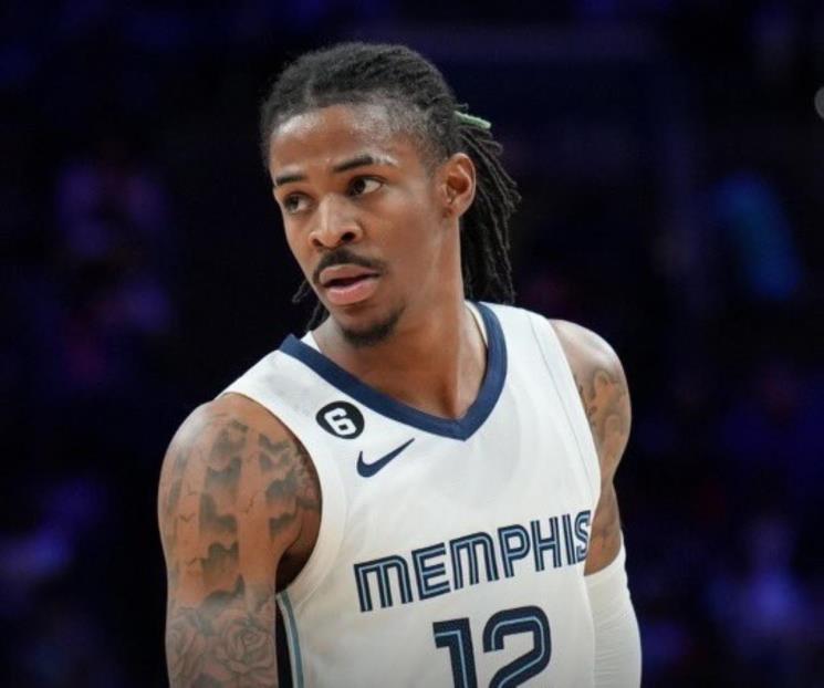 Suspende NBA hasta por ocho juegos a Ja Morant