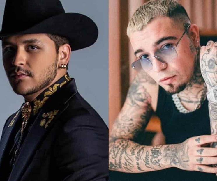 Critican a Nodal por gesto grosero con Gera MX