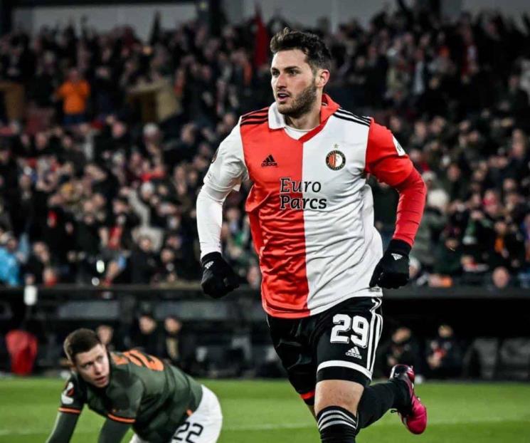 Anota Santi y avanza Feyennord en Europa League