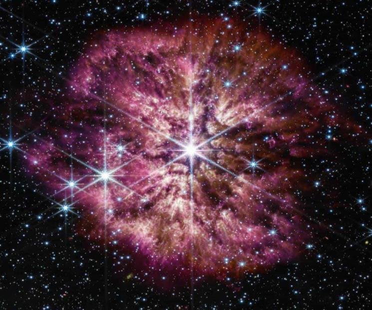 Telescopio James Webb capta estrella antes de morir