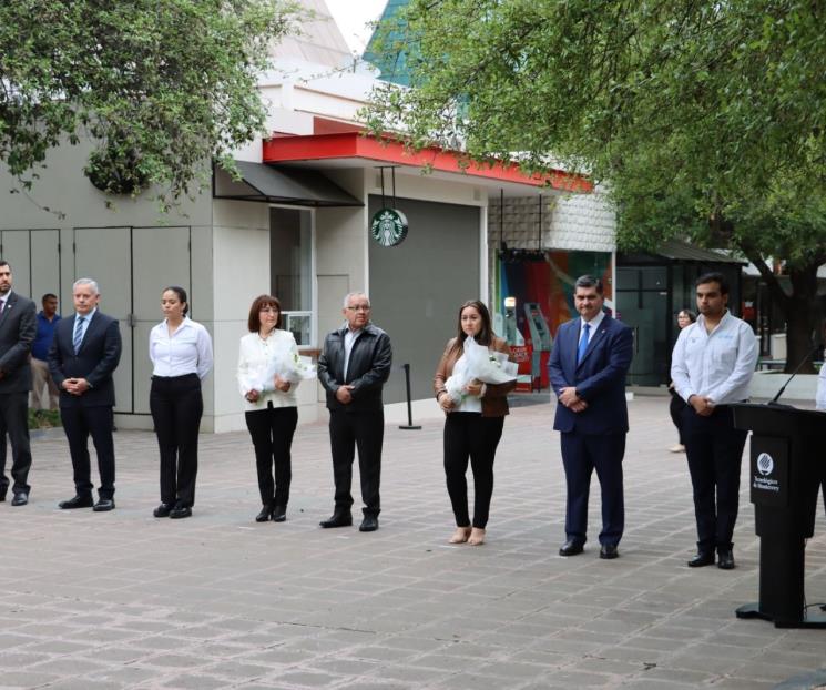 Con guardia de honor  recuerdan en el Tec a Jorge y Javier