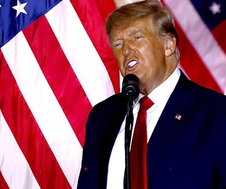 Asegura Trump que su arresto es inminente Asegura Trump que su arresto es inminente