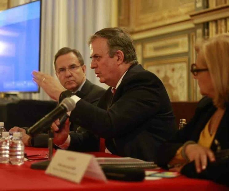 Yo no vi apoyo de senadores de EU a intervención: Ebrard