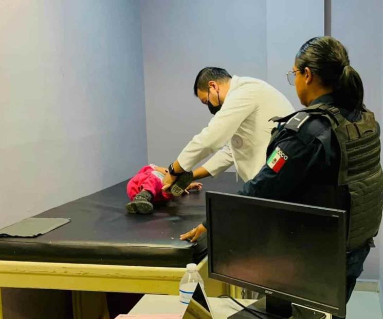 Rescatan a niña extraviada