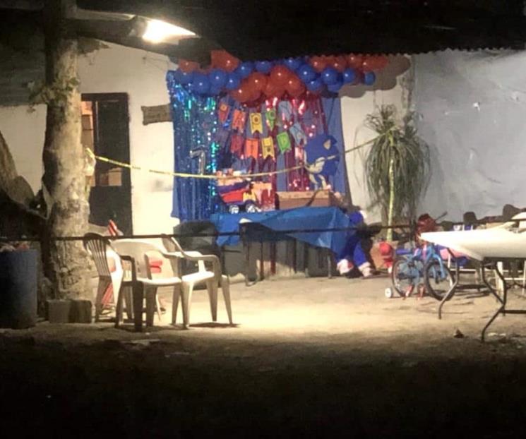Asesinan a hombre en fiesta infantil; hieren a menor Asesinan a hombre en fiesta infantil; hieren a menor