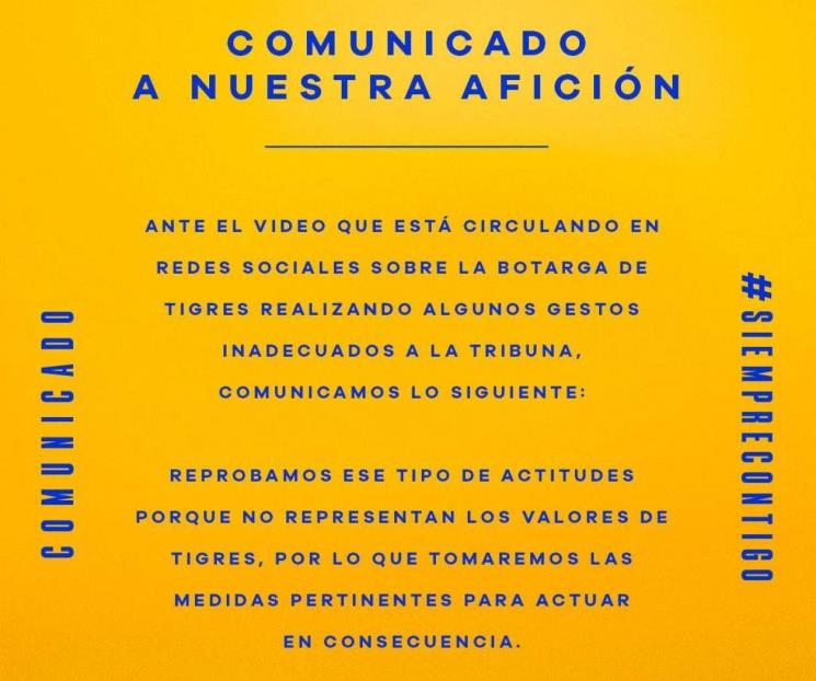 Tomarán Tigres cartas en el asunto con su botarga