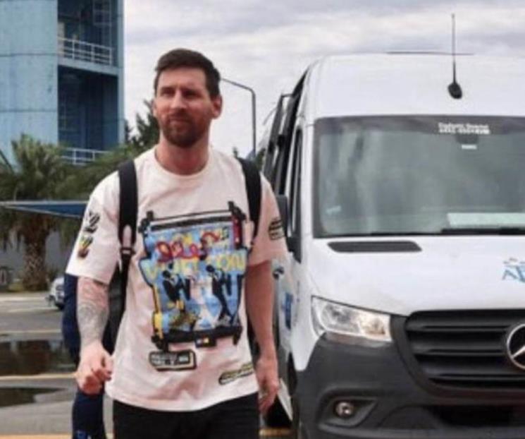 Messi ya está en Argentina
