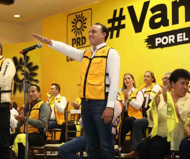 Protesta a Manolo Jiménez como candidato del PRD