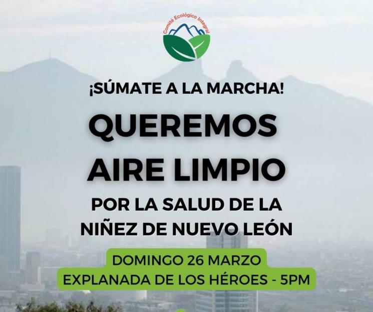 Apoya Rayados la marcha por el aire limpio en NL Apoya Rayados la marcha por el aire limpio en NL