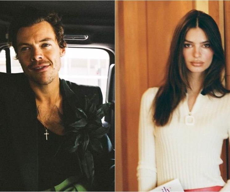 Captan a Harry Styles y Emily Ratajkowski dándose beso Captan a Harry Styles y Emily Ratajkowski dándose beso