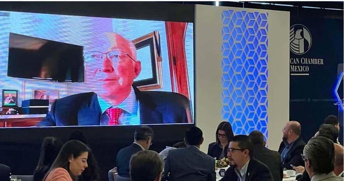 Salazar habló de la relación de AMLO con legisladores de EU